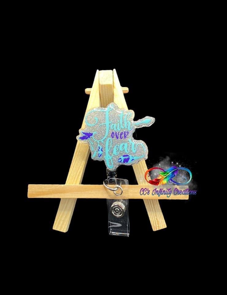 Faith over Fear - Acrylic Shape #815