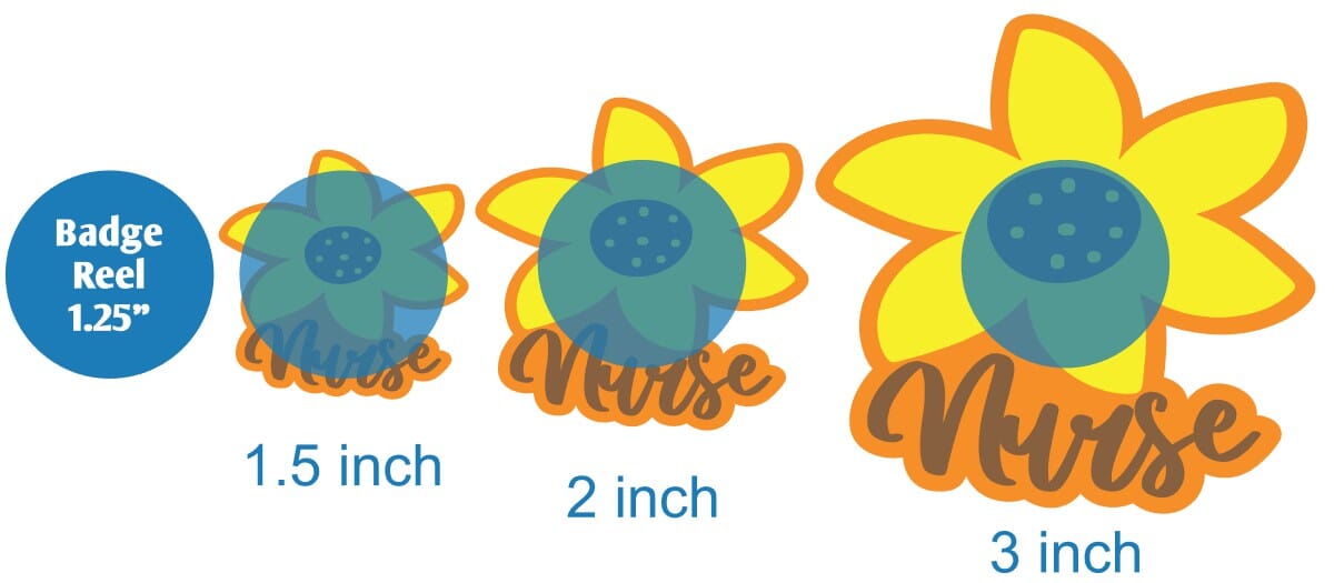 Fall Flower Nurse - Acrylic Shape #1832