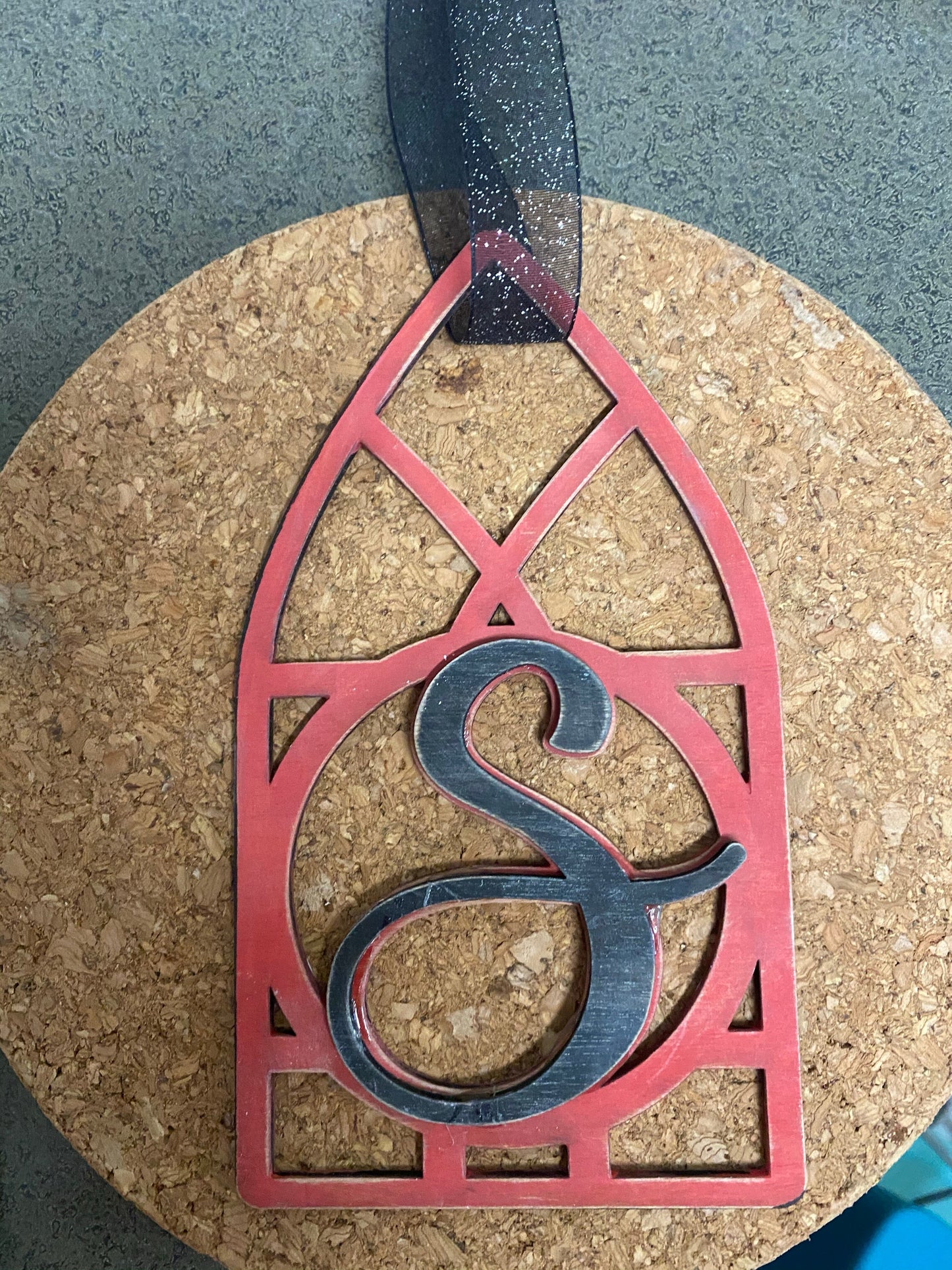 Farm Window Initial Wood Blank #W024