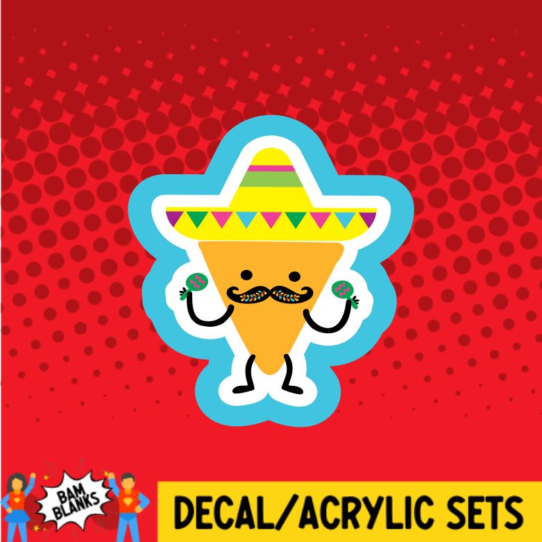 Fiesta Chip - DECAL AND ACRYLIC SHAPE #DA0733