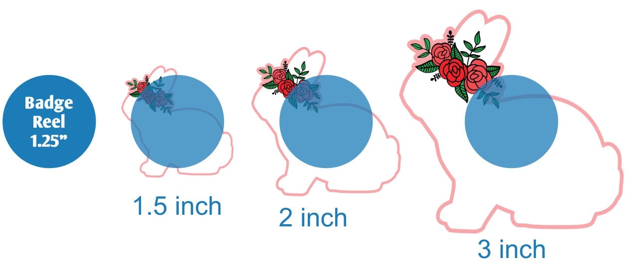 Floral Crown Bunny - Acrylic Shape #1192