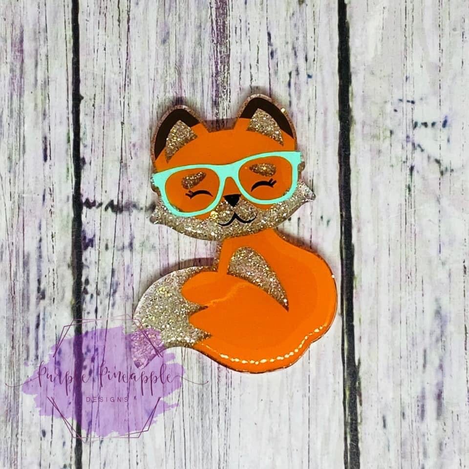 Foxy Nerd - Acrylic Shape #549