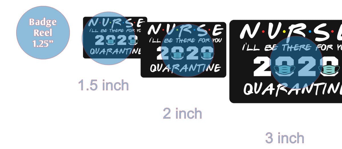 Friends Nurse Quarantine 2020 - Acrylic Shape #234