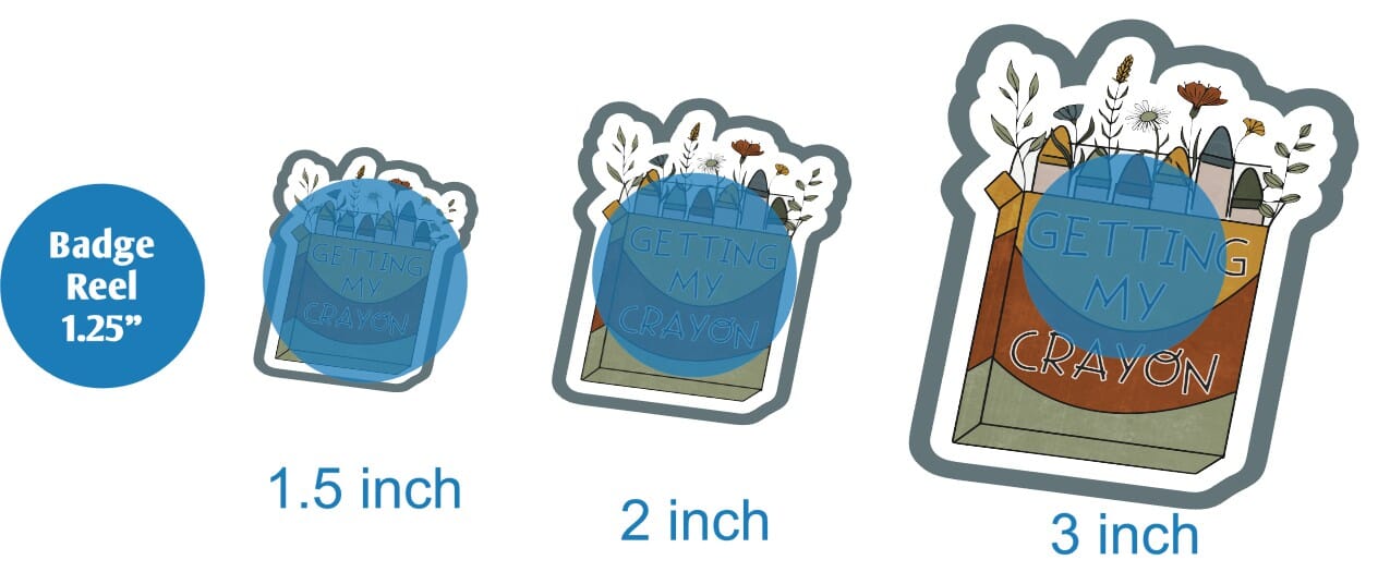 Getting My Crayon - DECAL AND ACRYLIC SHAPE #DA0203