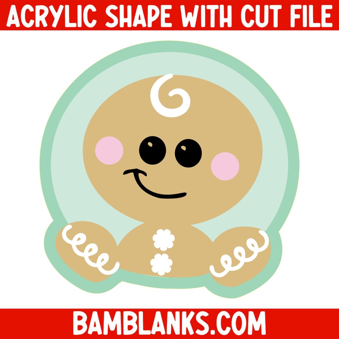 Ginger Boy - Acrylic Shape #1876