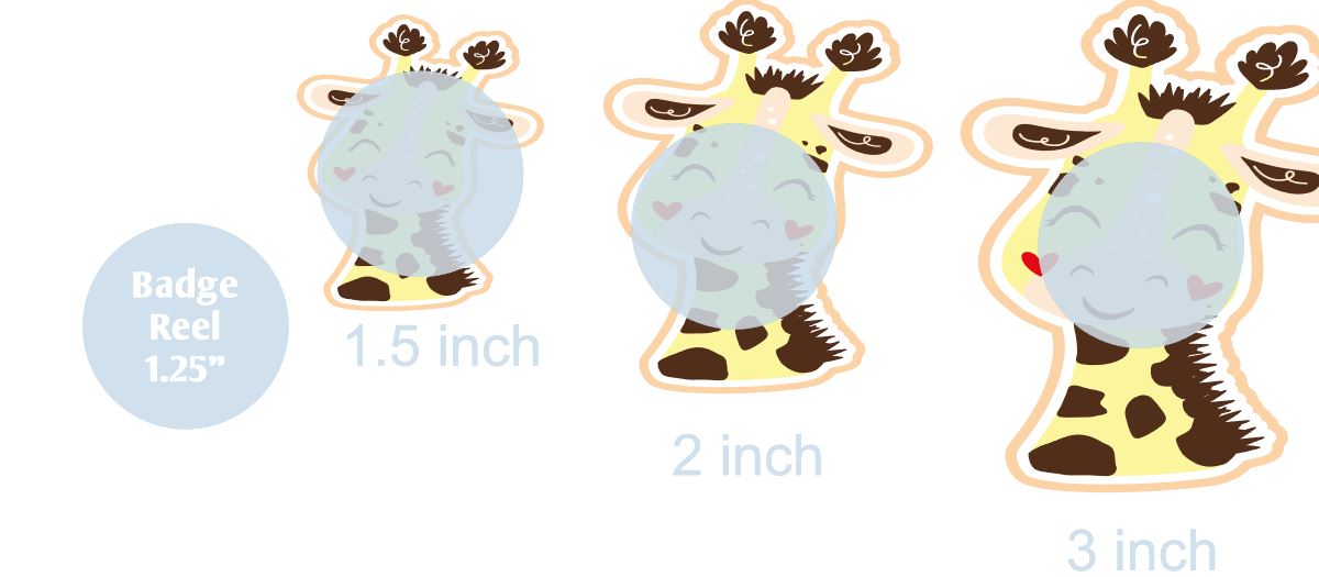 Giraffe 3 - DECAL AND ACRYLIC SHAPE #DA0922