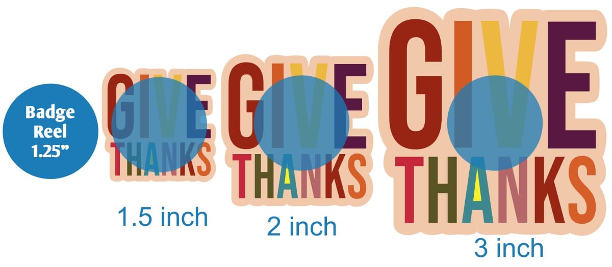 Give Thanks - Acrylic Shape #1852