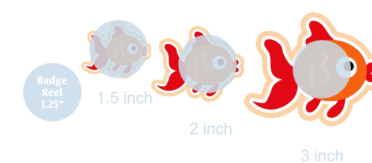 Goldfish - DECAL AND ACRYLIC SHAPE #DA0923