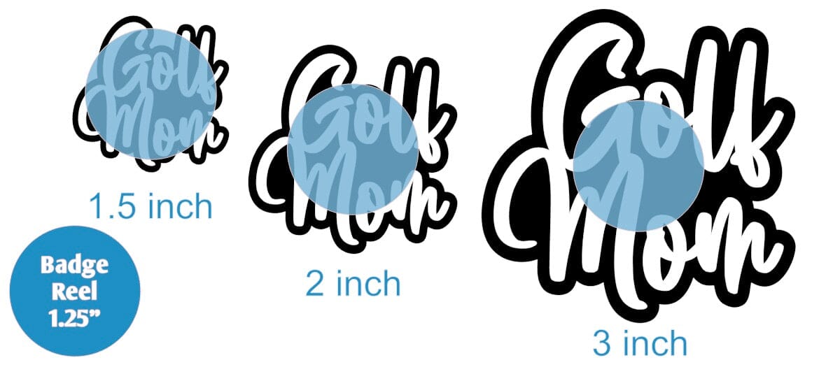 Golf Mom - Acrylic Shape #1524