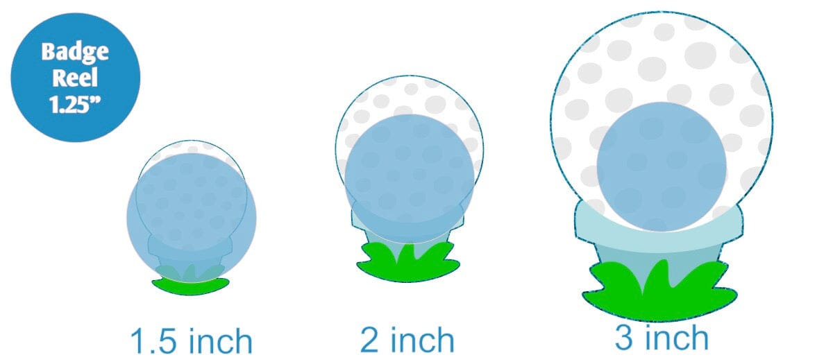 Golfball - Acrylic Shape #1362