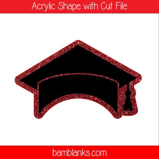 Graduation Cap - Acrylic Shape #184
