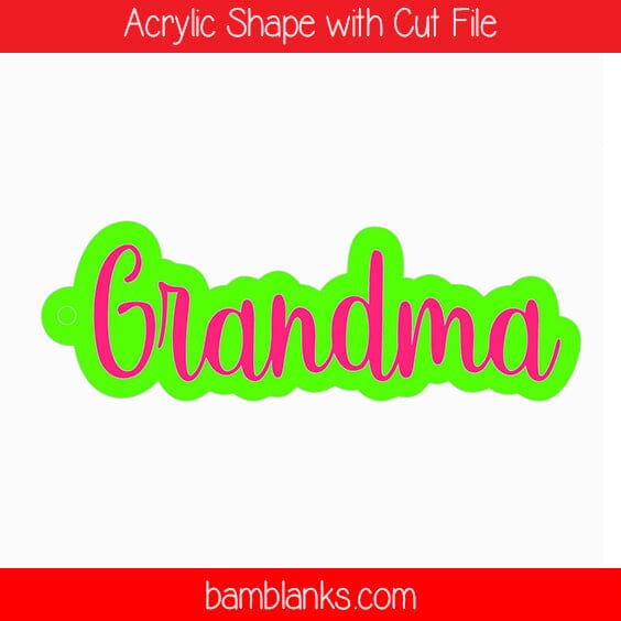 Grandma - Acrylic Shape #649