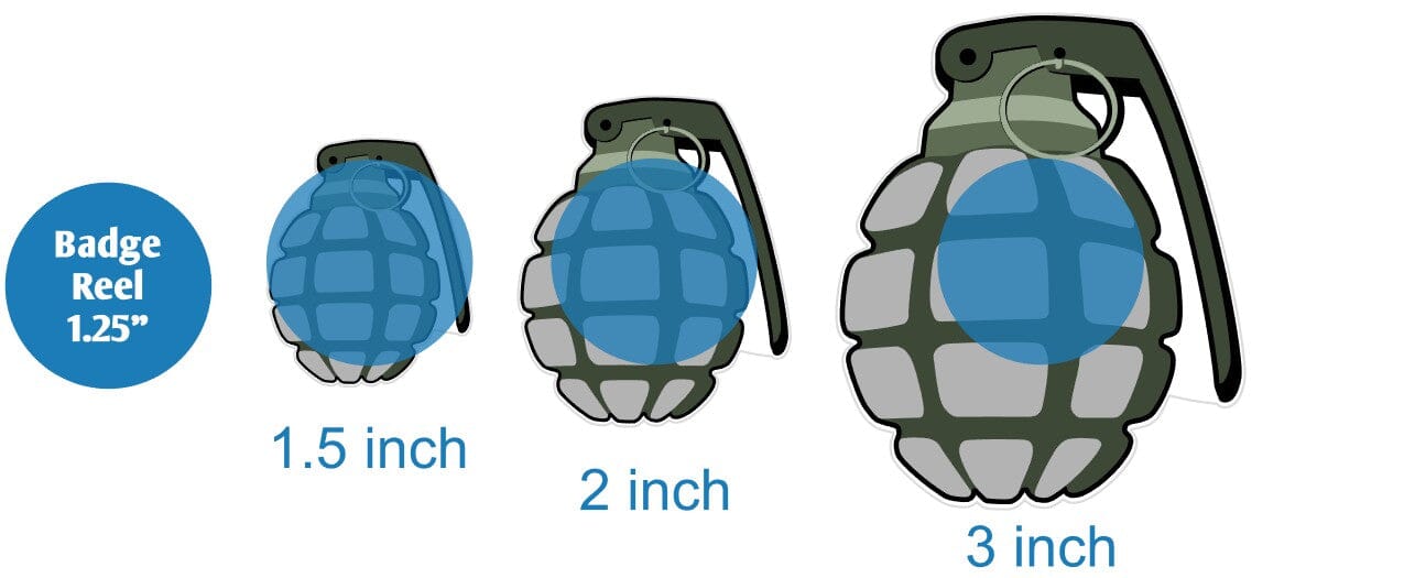 Grenade - Acrylic Shape #1026