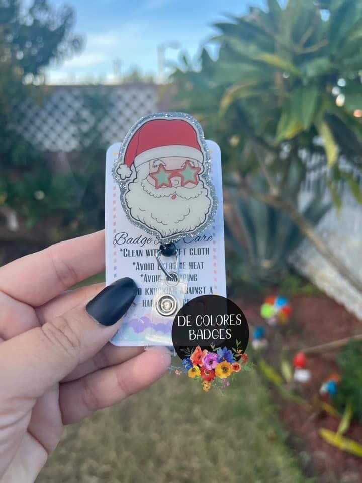 Groovy Santa - DECAL AND ACRYLIC SHAPE #DA0527