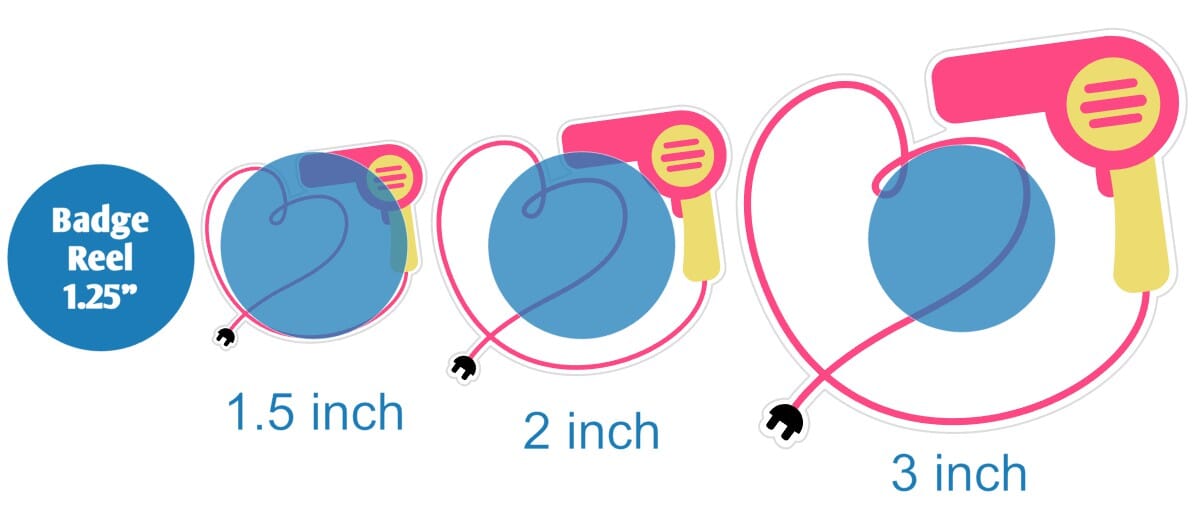 Hair Dryer Monogram - Acrylic Shape #093