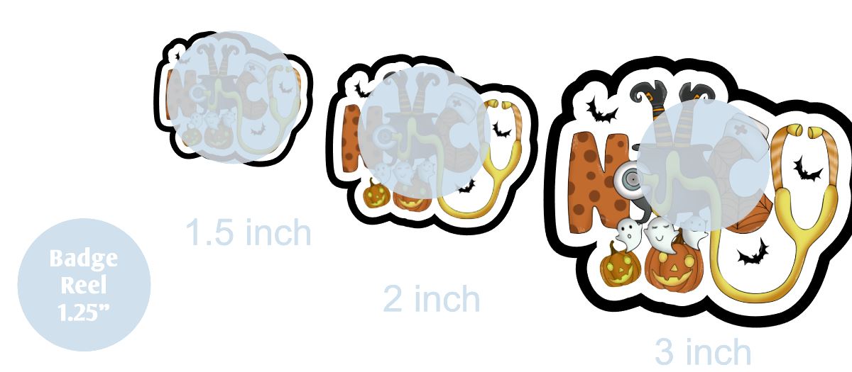 Halloween NICU - DECAL AND ACRYLIC SHAPE #DA