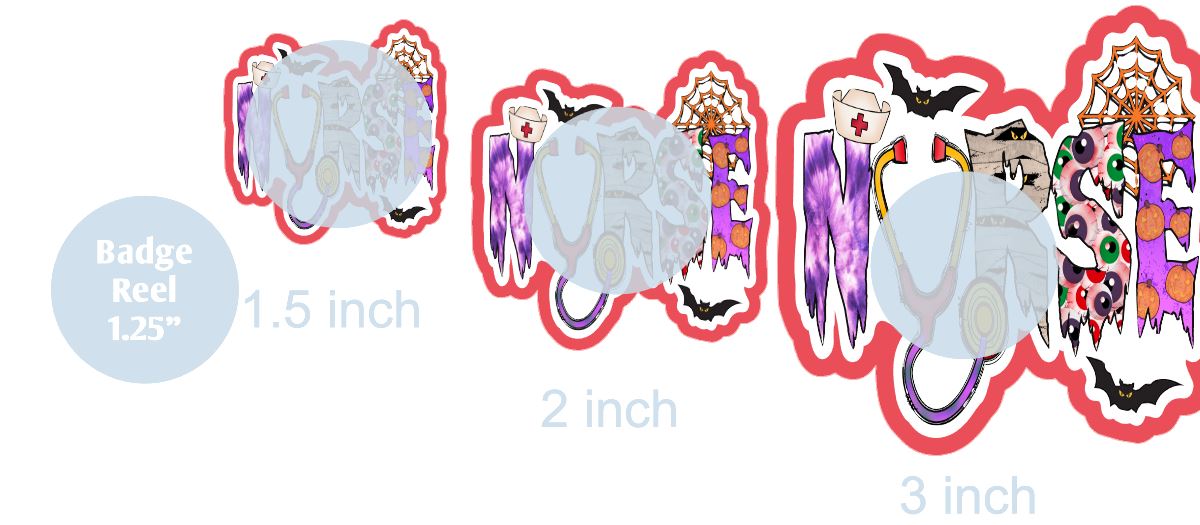 Halloween Nurse - DECAL AND ACRYLIC SHAPE #DA0169