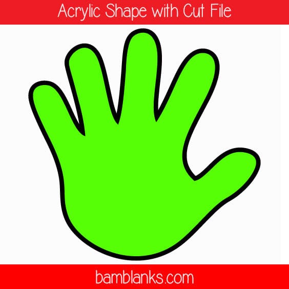 Hand - Acrylic Shape #687