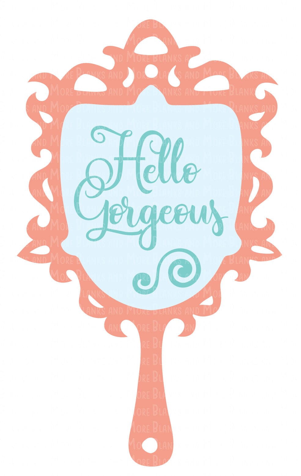 Hand Mirror - Acrylic Shape #892