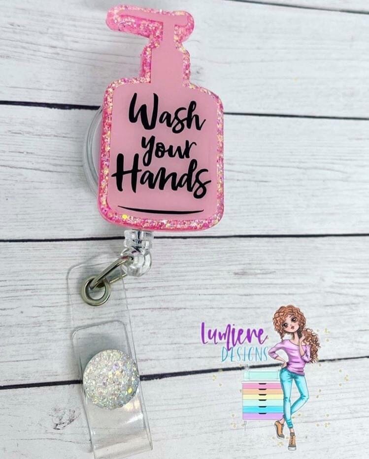 Hand Sanitizer - Acrylic Shape #246