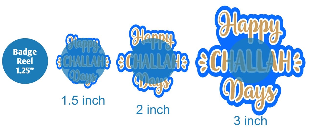 Happy Challah Days - Acrylic Shape #1086