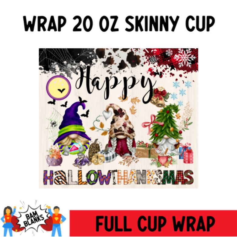 Happy HallowThanksMas Gnomes - CW0091