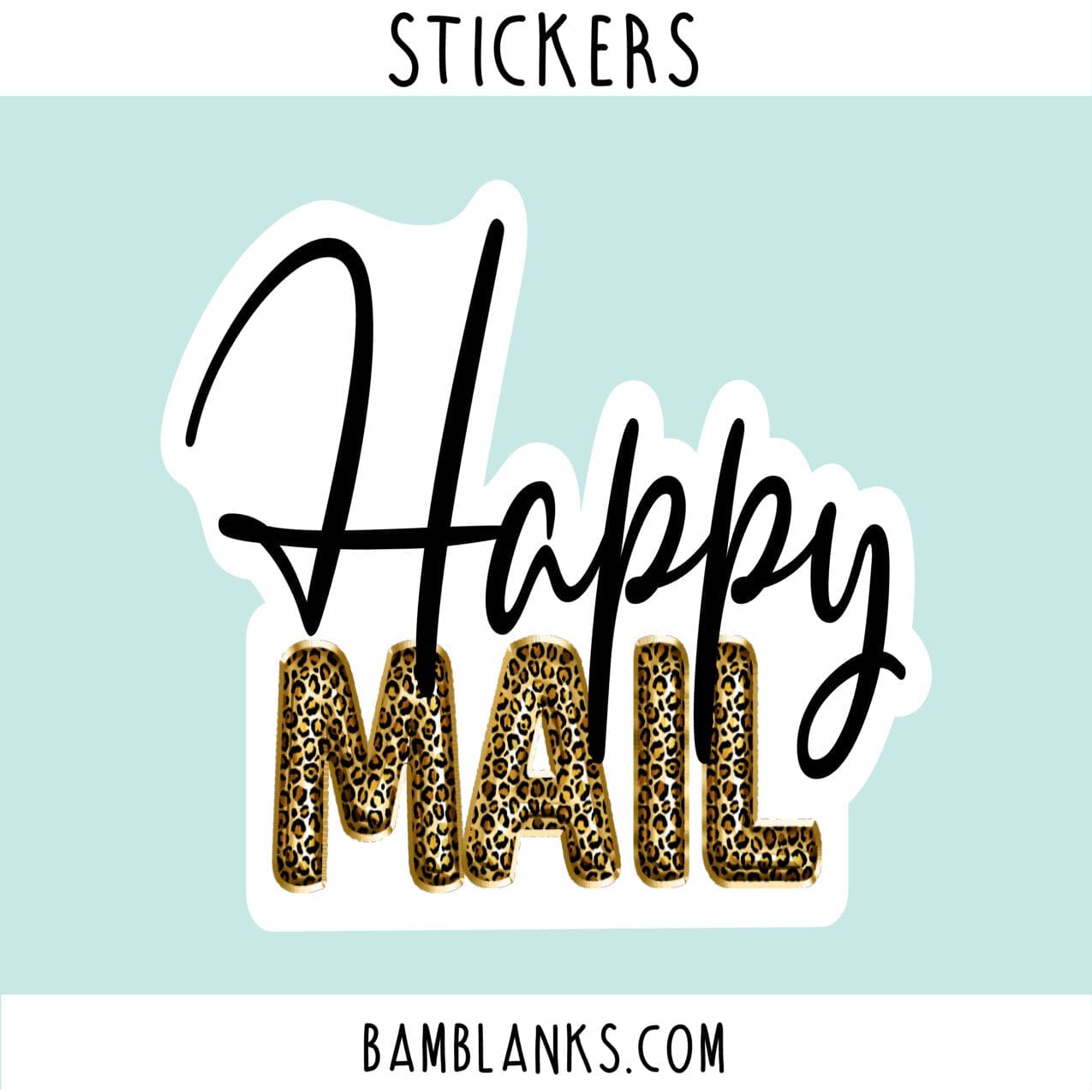 Happy Mail Leopard Balloons #PS0012