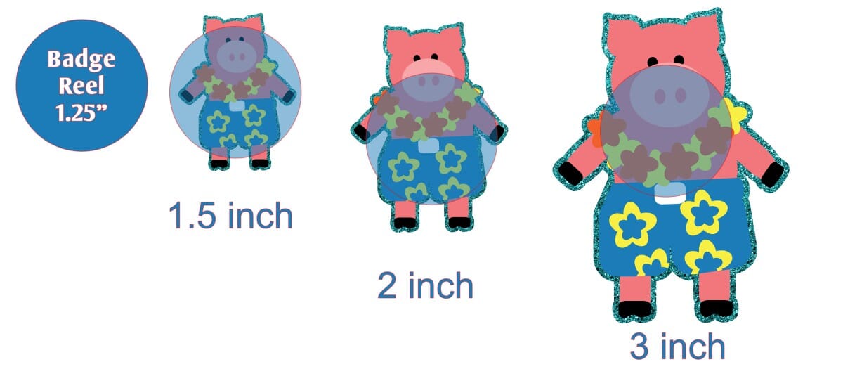 Hawaiian Pig - Acrylic Shape #268