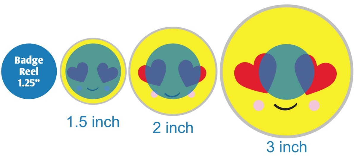 Heart Eyes Emoji - Acrylic Shape #547