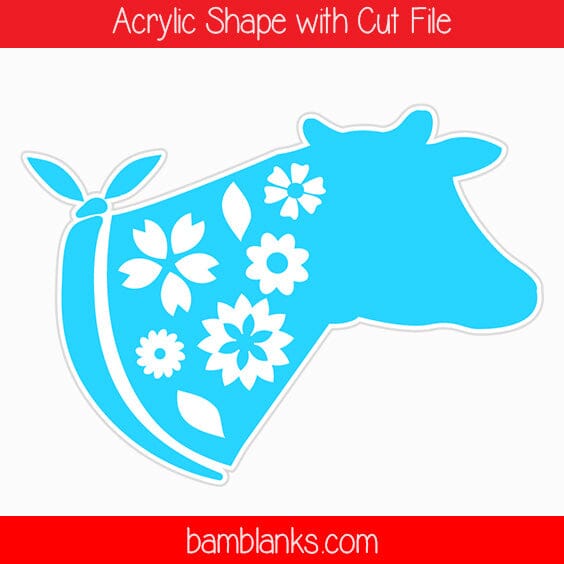 Heifer - Acrylic Shape #1697