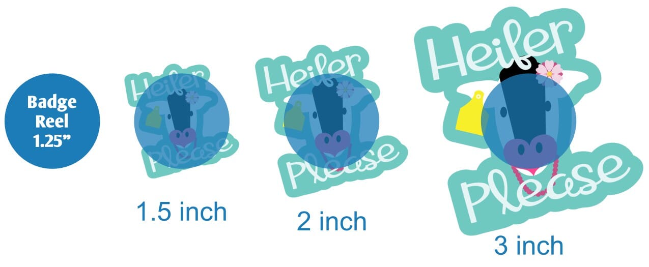 Heifer Please - Acrylic Shape #1132