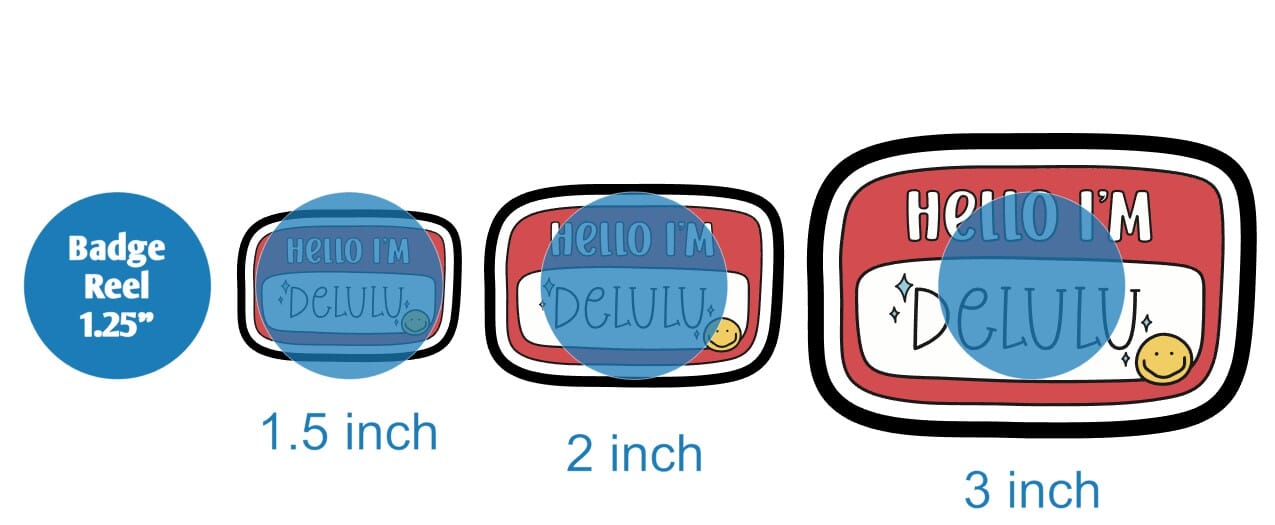 Hello Im Delulu - DECAL AND ACRYLIC SHAPE #DA01526