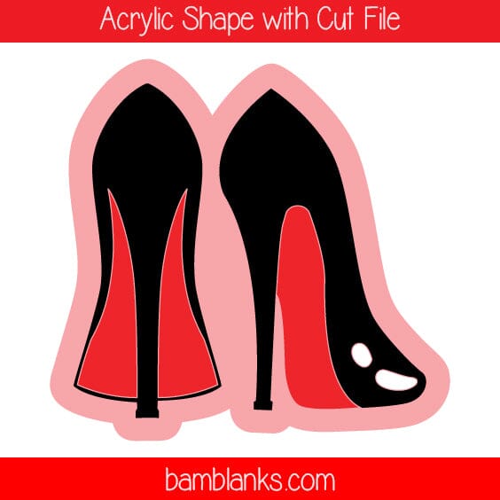 High Heels - Acrylic Shape #977