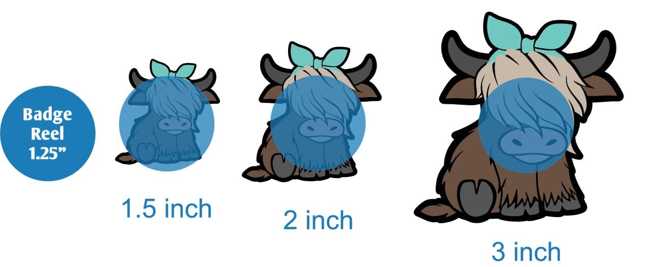 Highland Cow - Acrylic Shape #2211