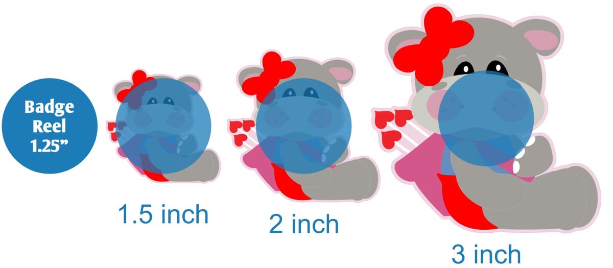 Hippo Cupid - Acrylic Shape #1140