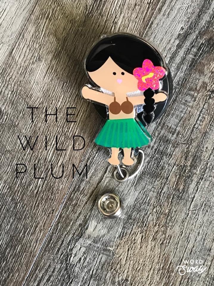 Hula Girl - Acrylic Shape #267