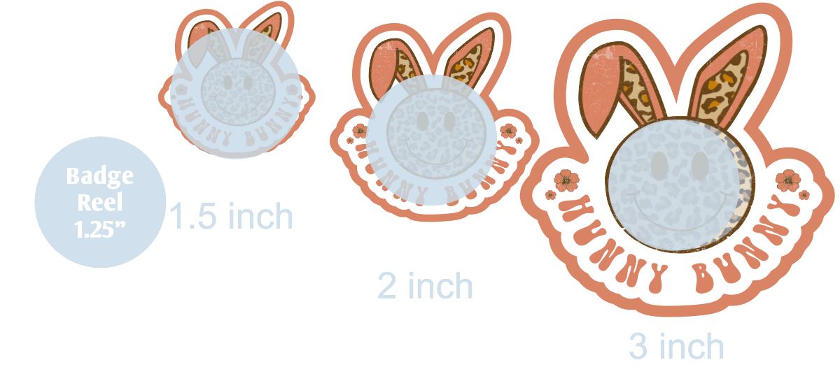 Hunny Bunny - DECAL AND ACRYLIC SHAPE #DA0696