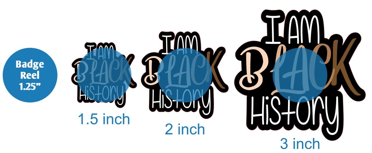 I Am Black History - Acrylic Shape #1229