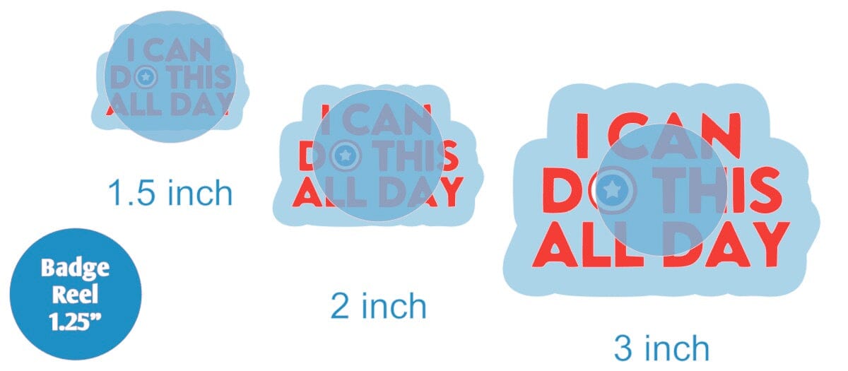 I Can Do This All Day - Acrylic Shape #1580
