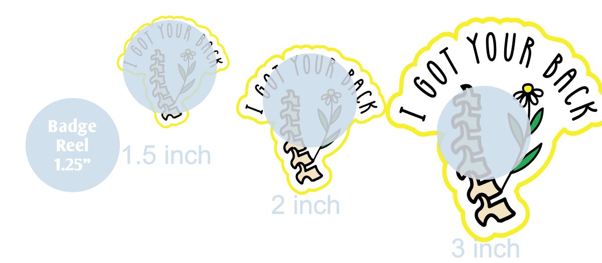 I Got Your Back 1 - DECAL AND ACRYLIC SHAPE #DA0080