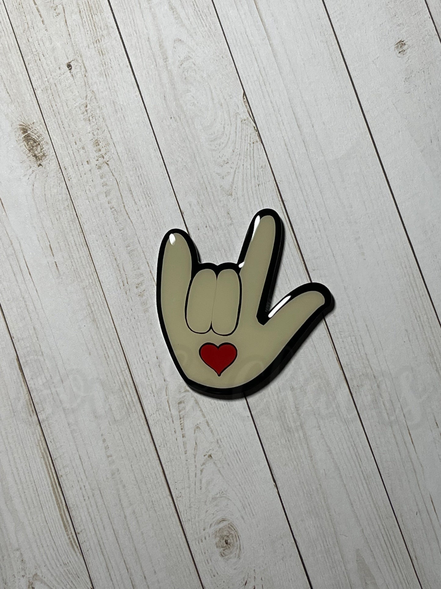 I Love You Hand - Acrylic Shape #337