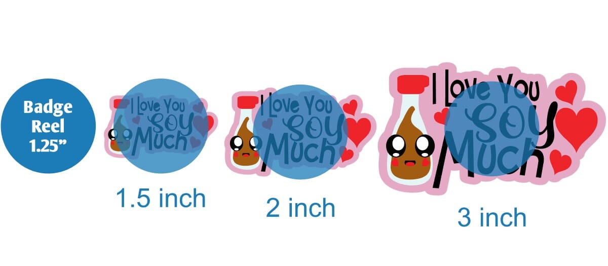 I Love You Soy Much - Acrylic Shape #1121