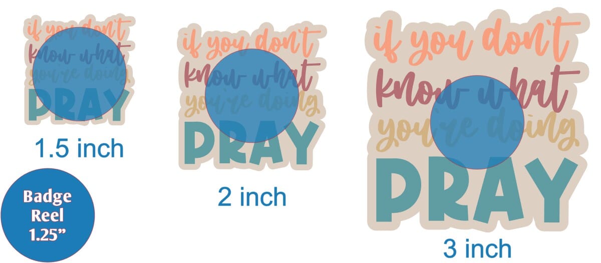If You Dont Know Pray - Acrylic Shape #1914