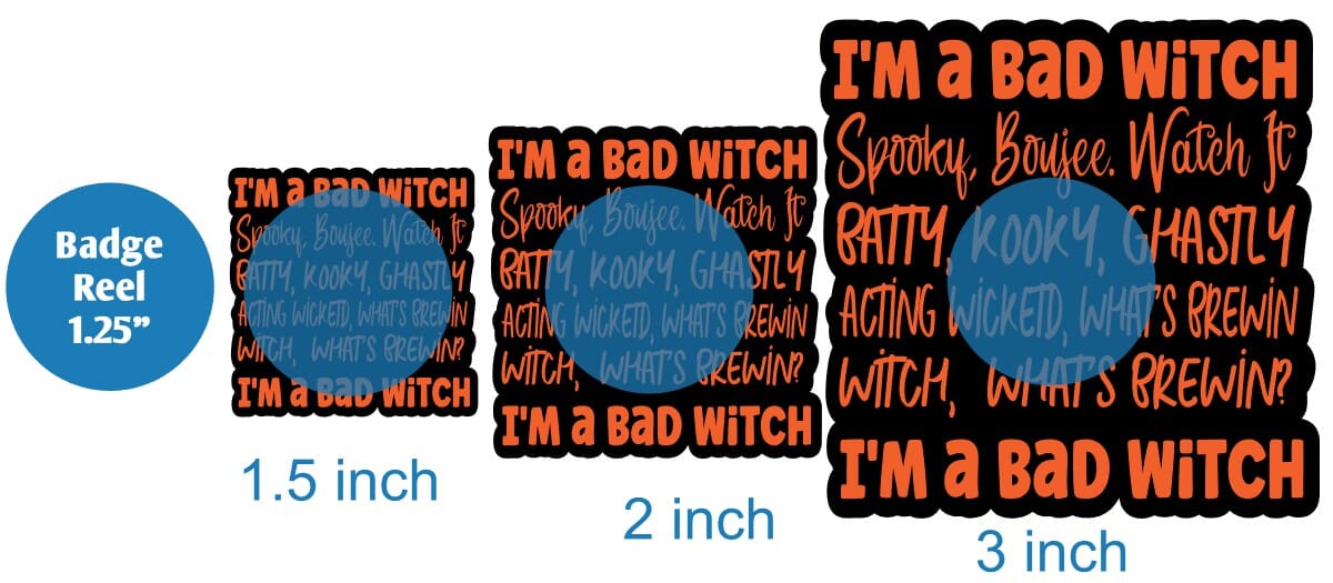 Im A Bad Witch - Acrylic Shape #1660