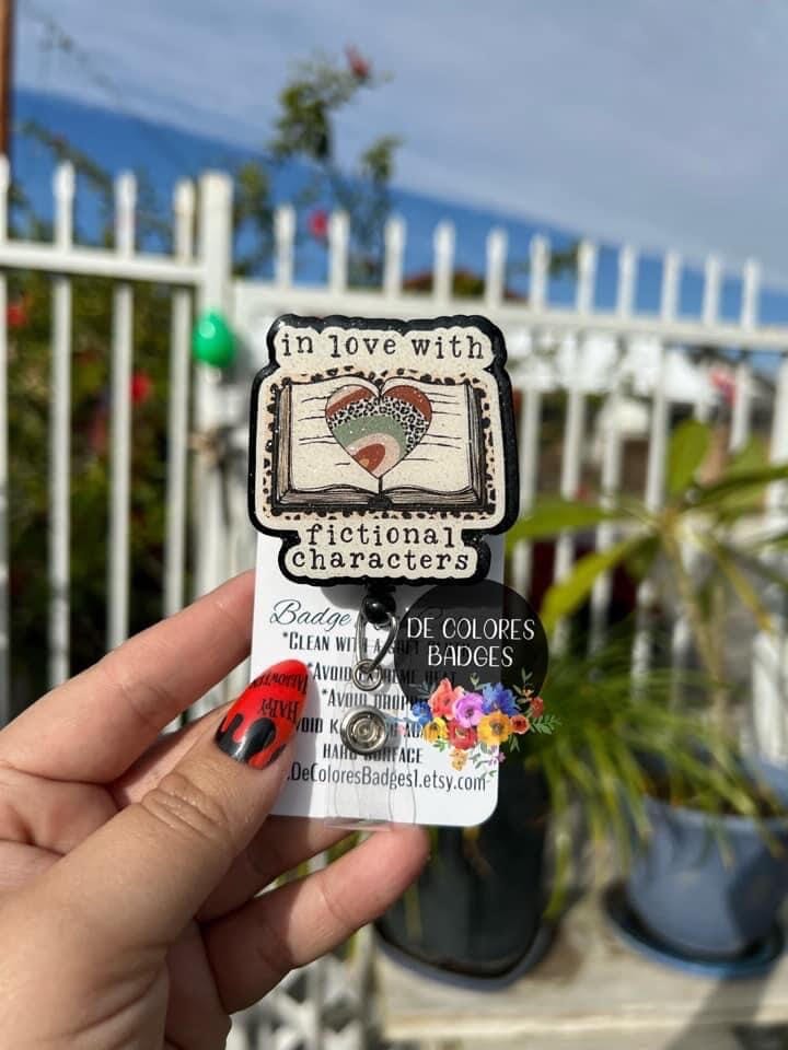 In Love with Fictional Characters - DECAL AND ACRYLIC SHAPE #DA0061