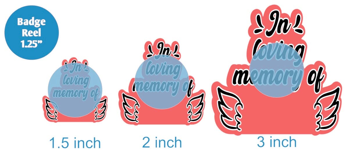 In Loving Memory Of - Acrylic Shape #1376