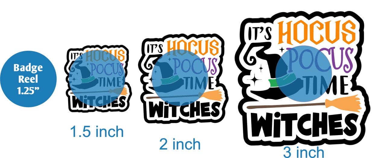 Its Hocus Pocus Time Witches - Acrylic Shape #2203