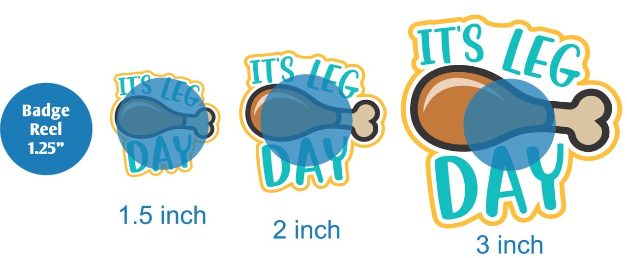 Its Leg Day - Acrylic Shape #2224