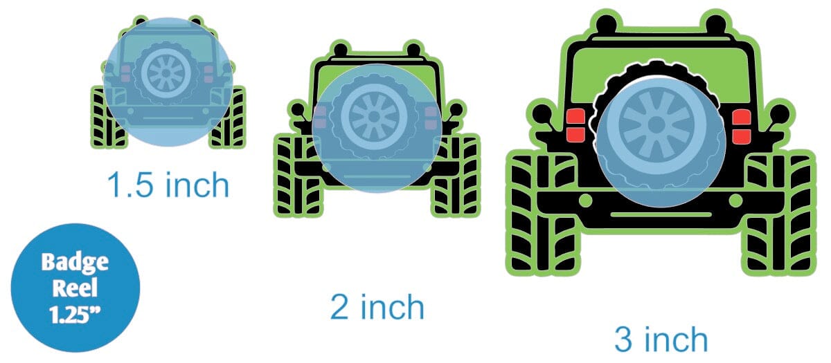 Jeep Back - Acrylic Shape #495