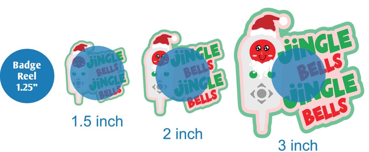 Jingle Bells Call Bell - DECAL AND ACRYLIC SHAPE #DA0442